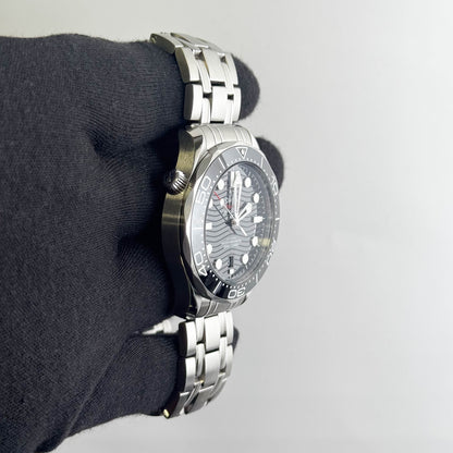 Omega Seamaster 42mm Black Dial Watch Ref# 210.30.42.20.01.001