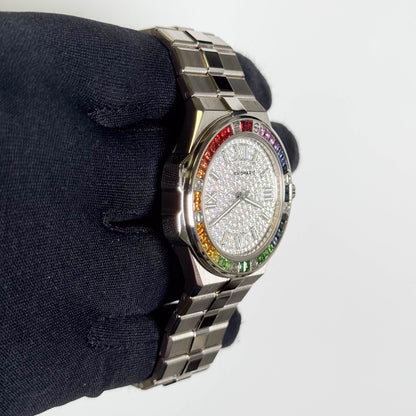 Chopard Alpine Eagle 41mm Pave Diamond Dial Watch Ref# 295363-1006 - Happy Jewelers Fine Jewelry Lifetime Warranty