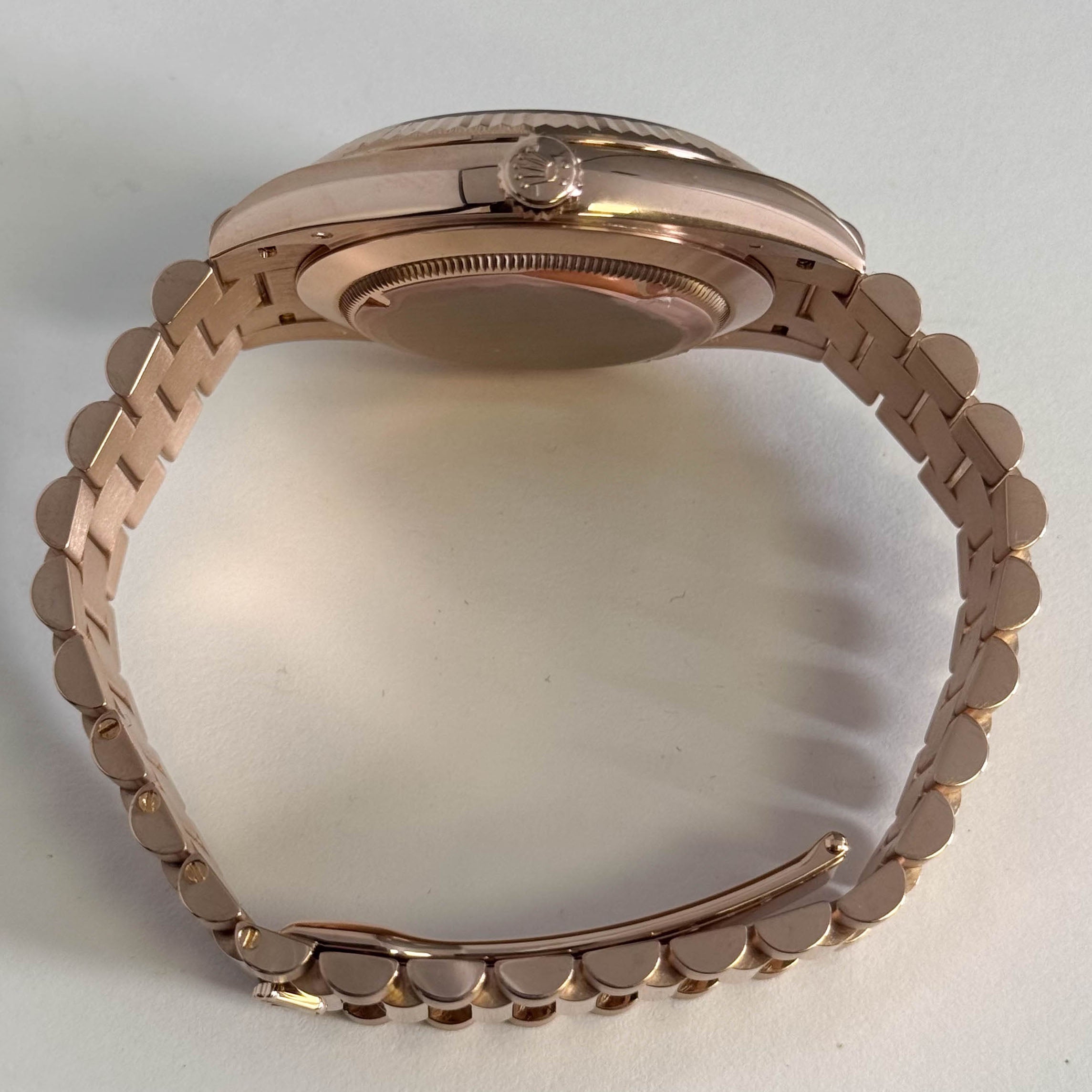 Rolex Day-Date 40mm Olive Dial Watch Ref# 228235