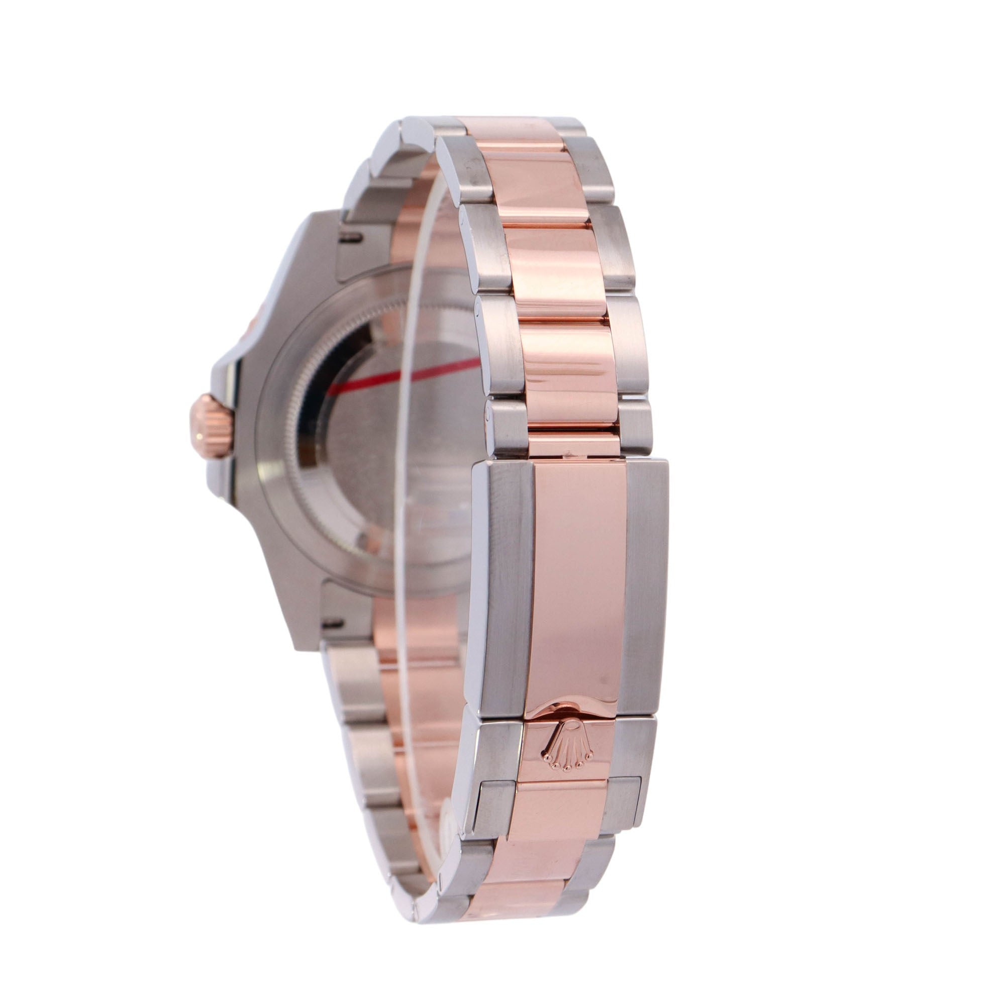 Rolex GMT Master II TT Stainless Steel & Rose Gold 40mm Black Dot Dial Watch Reference #: 126711CHNR - Happy Jewelers Fine Jewelry Lifetime Warranty