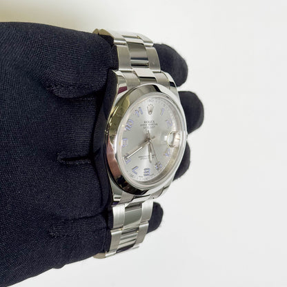 Rolex Datejust 41mm Silver  Dial Watch Ref# 116300 - Happy Jewelers Fine Jewelry Lifetime Warranty