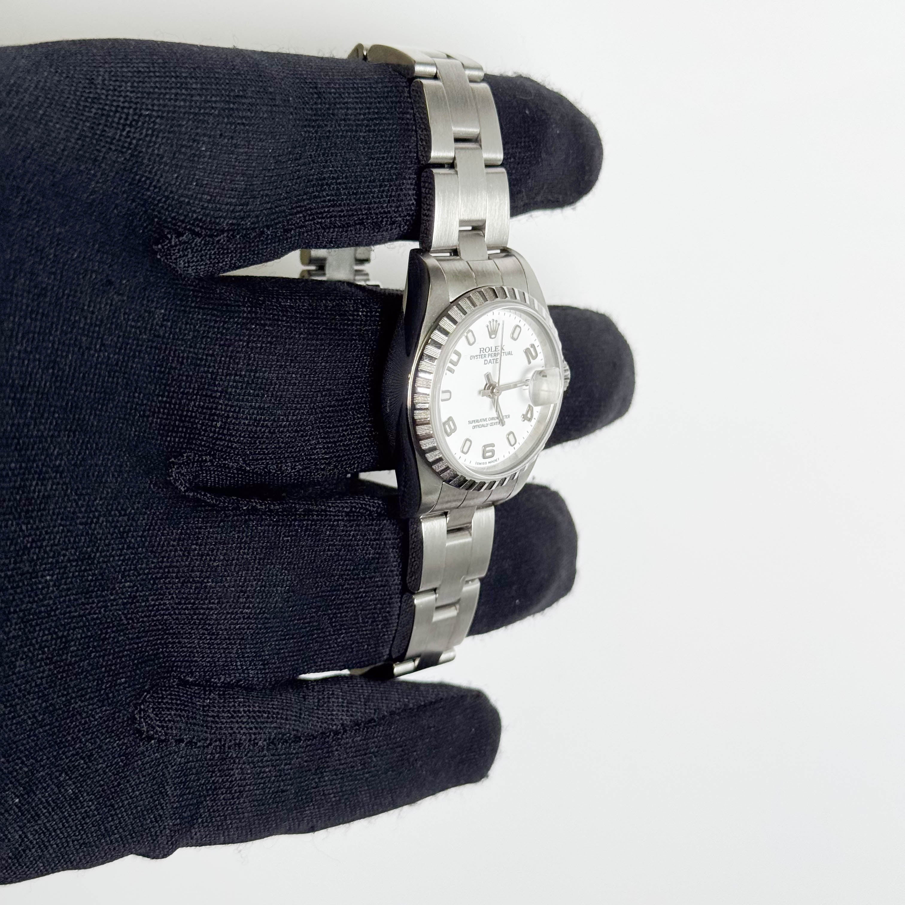 Rolex Datejust 26mm White Dial Watch Ref# 79240 - Happy Jewelers Fine Jewelry Lifetime Warranty