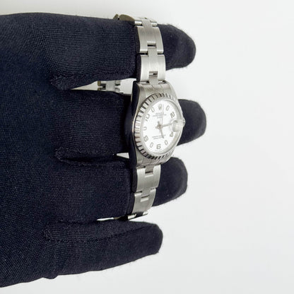 Rolex Datejust 26mm White Dial Watch Ref# 79240 - Happy Jewelers Fine Jewelry Lifetime Warranty