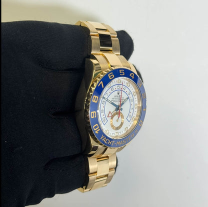 Rolex Yacht-Master II 44mm White Dial Watch Ref# 116688 - Happy Jewelers Fine Jewelry Lifetime Warranty