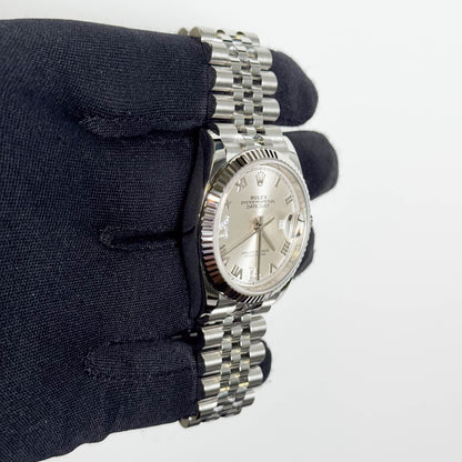 Rolex Datejust 36mm Silver Dial Watch Ref# 126234 - Happy Jewelers Fine Jewelry Lifetime Warranty
