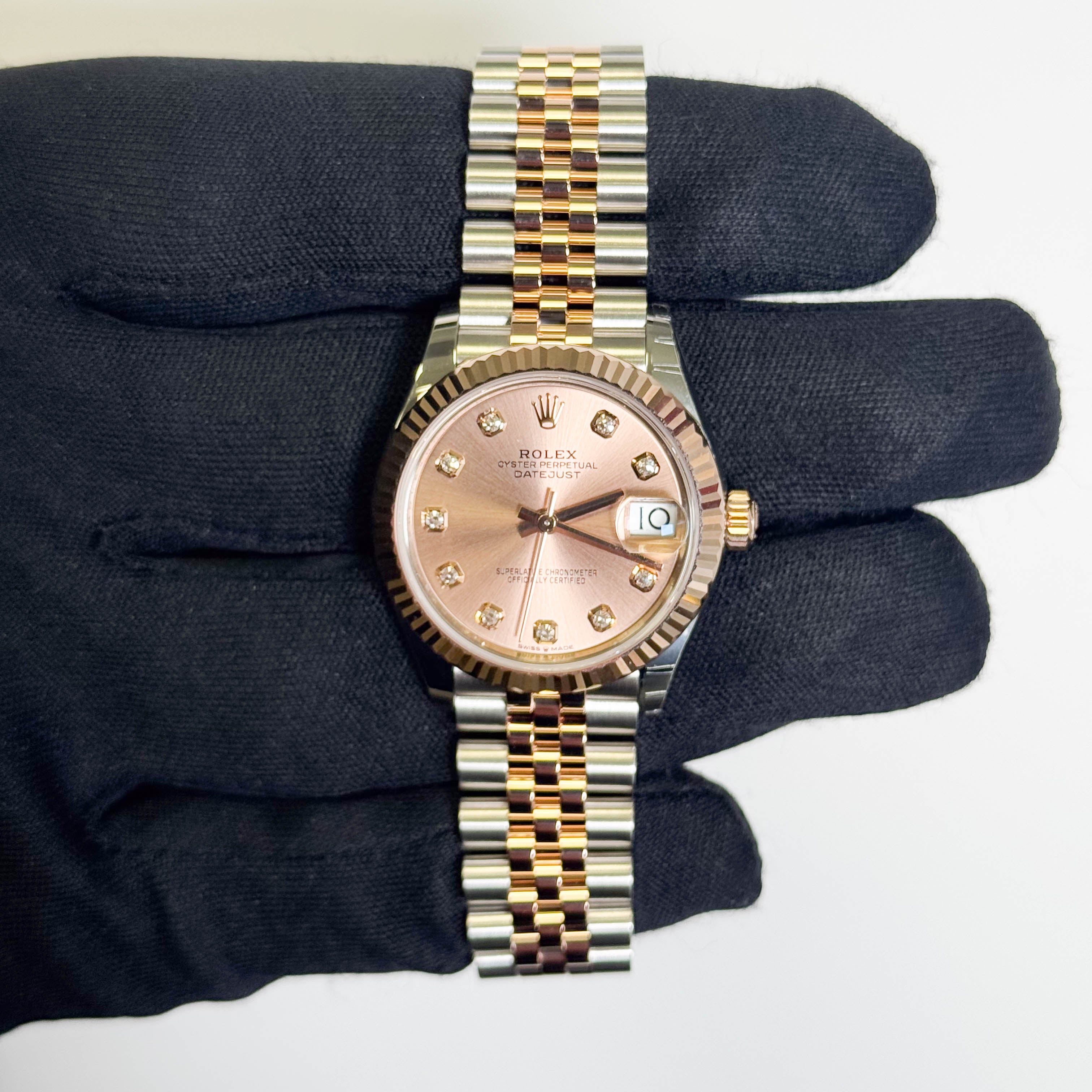 Rolex Datejust 31mm Everose Dial Watch Ref# 278271 - Happy Jewelers Fine Jewelry Lifetime Warranty
