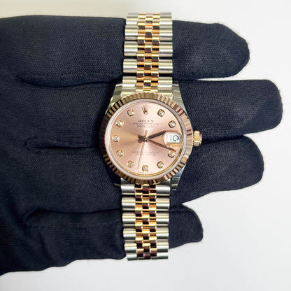 Rolex Datejust 31mm Everose Dial Watch Ref# 278271 - Happy Jewelers Fine Jewelry Lifetime Warranty