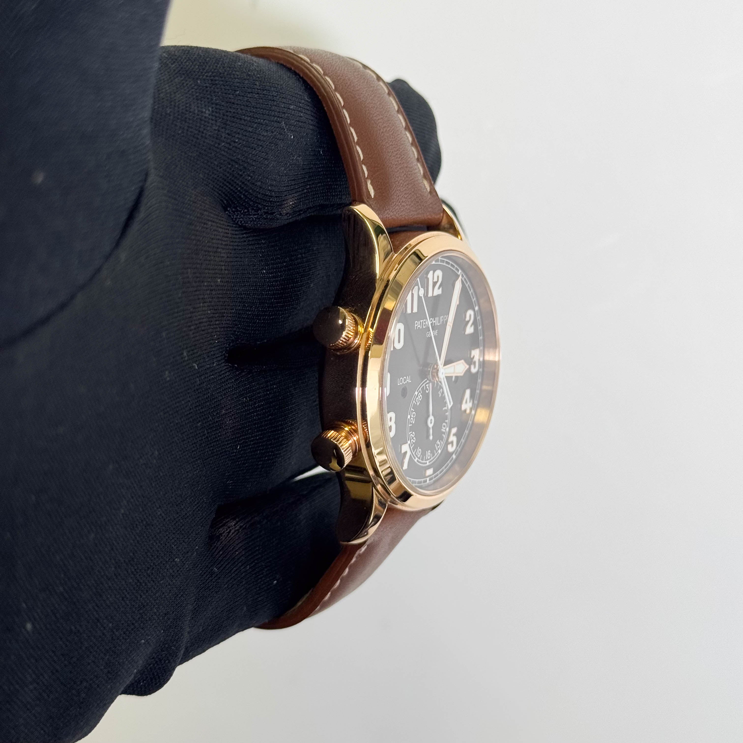 Patek Philippe Calatrava 42mm Brown Dial Watch Ref# 5524R-001