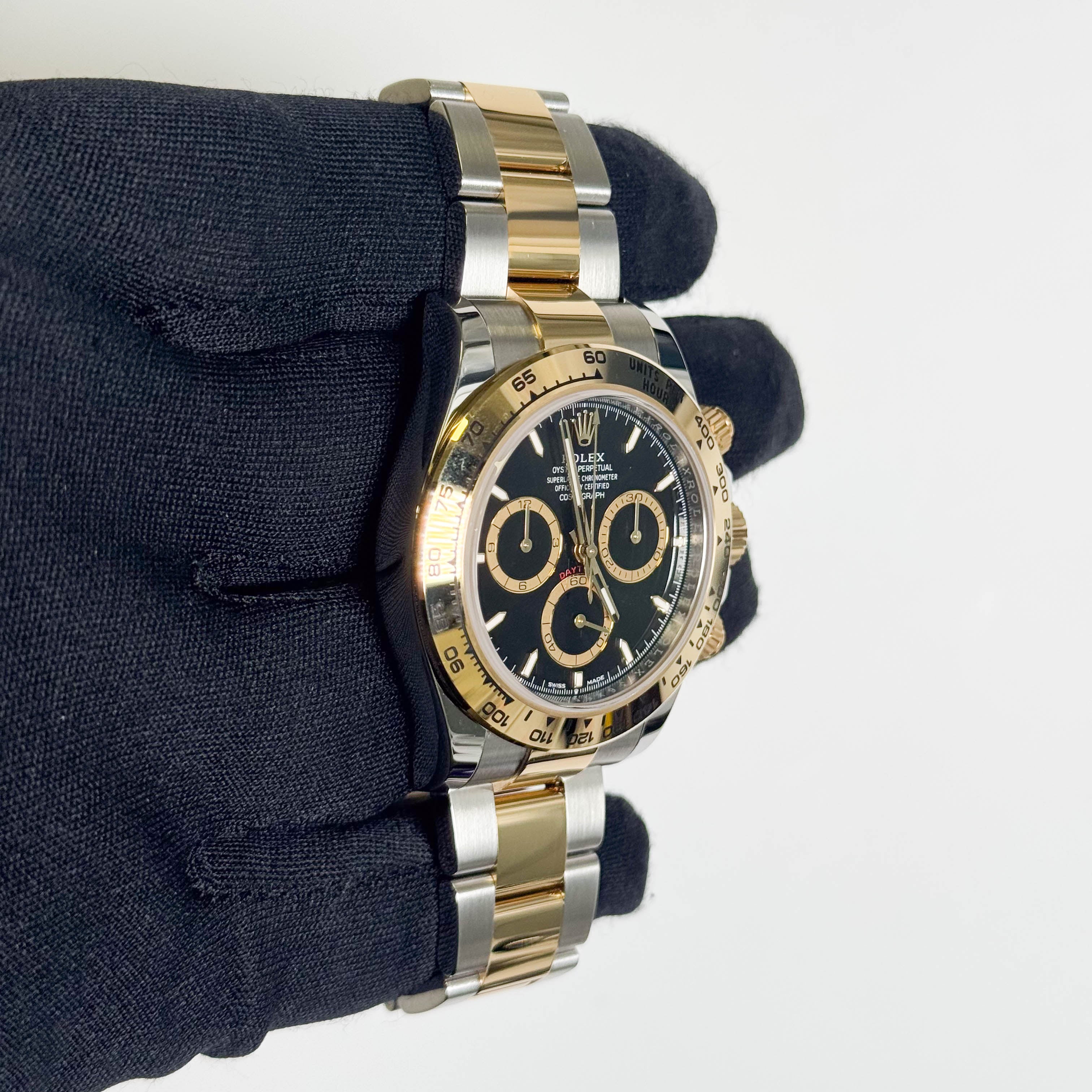 Rolex Daytona 40mm Black Dial Watch Ref # 126503 - Happy Jewelers Fine Jewelry Lifetime Warranty