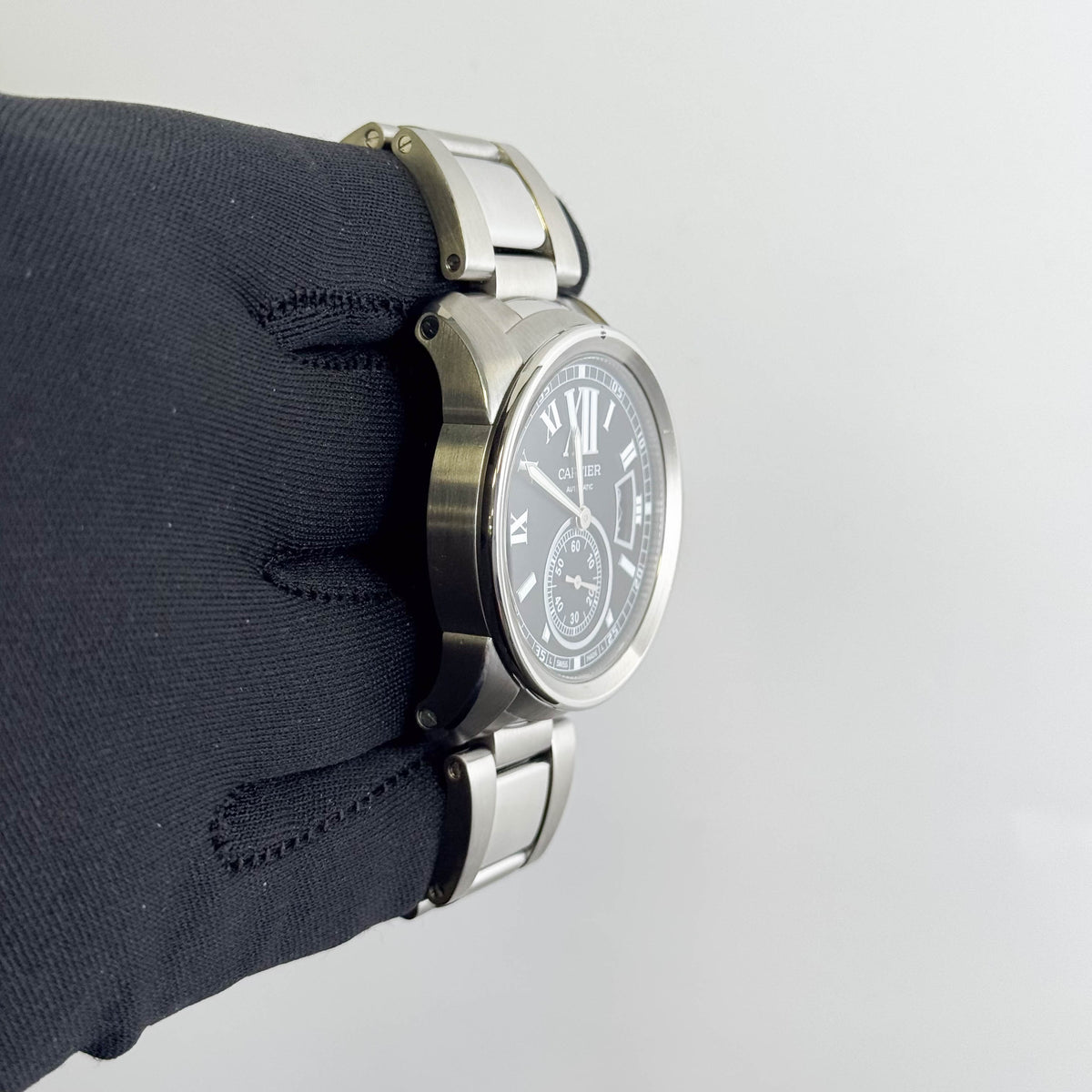 Cartier Calibre 42mm Black Dial Watch Ref# W7100016