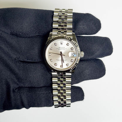 Rolex Datejust 31mm Silver Dial Watch Ref # 278274 - Happy Jewelers Fine Jewelry Lifetime Warranty
