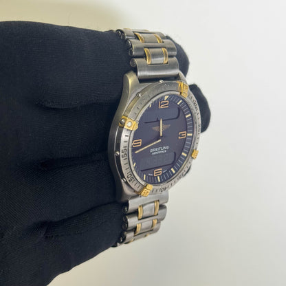 Breitling Aerospace 40mm Grey Dial Watch Ref# F75362 - Happy Jewelers Fine Jewelry Lifetime Warranty