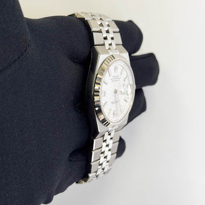 Rolex Land-Dweller 40mm White Dial Watch Ref # 127334 - Happy Jewelers Fine Jewelry Lifetime Warranty