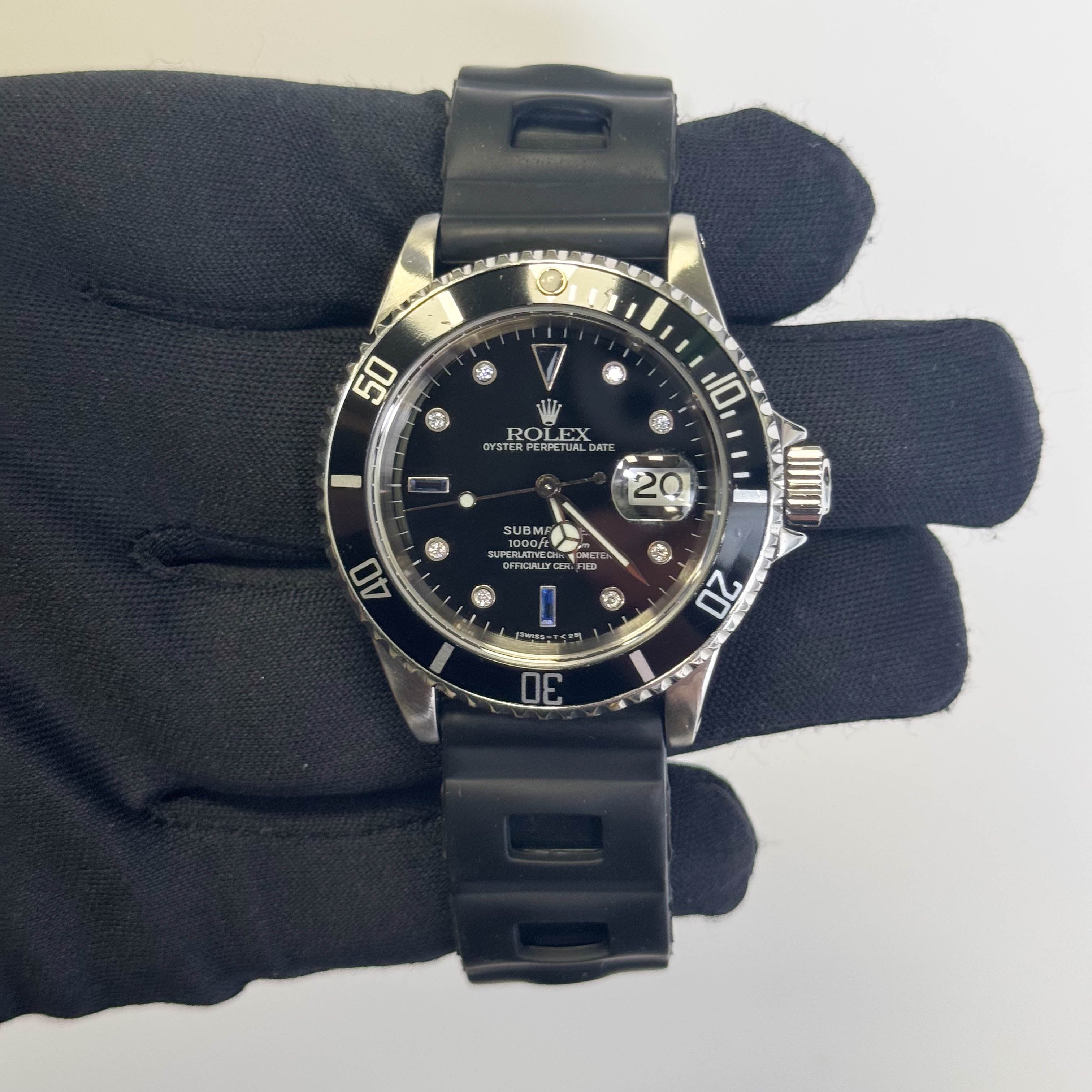 Rolex Submariner 40mm Black Dial Watch Ref# 16610
