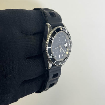 Rolex Submariner 40mm Black Dial Watch Ref# 16610
