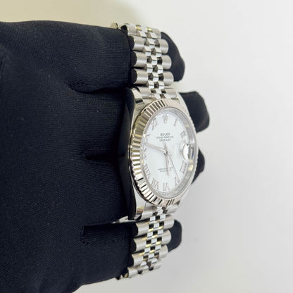 Rolex Datejust 41mm White Dial Watch Ref# 126334
