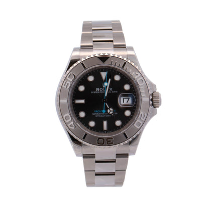 Rolex Yacht-Master Stainless Steel 40mm Rhodium Dot Dial Watch Reference #: 126622 - Happy Jewelers Fine Jewelry Lifetime Warranty