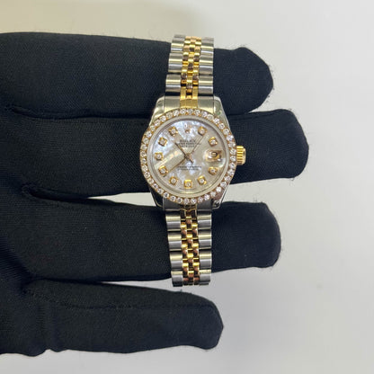 Rolex Datejust 26mm MOP Dial Watch Ref# 69173 - Happy Jewelers Fine Jewelry Lifetime Warranty