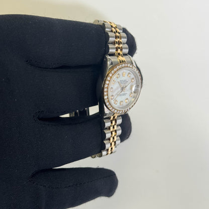 Rolex Datejust 26mm MOP Dial Watch Ref# 69173 - Happy Jewelers Fine Jewelry Lifetime Warranty