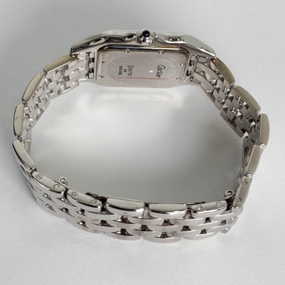Cartier Panthere White Gold 27mm x 36mm Ivory Roman Dial Watch Ref# 3839