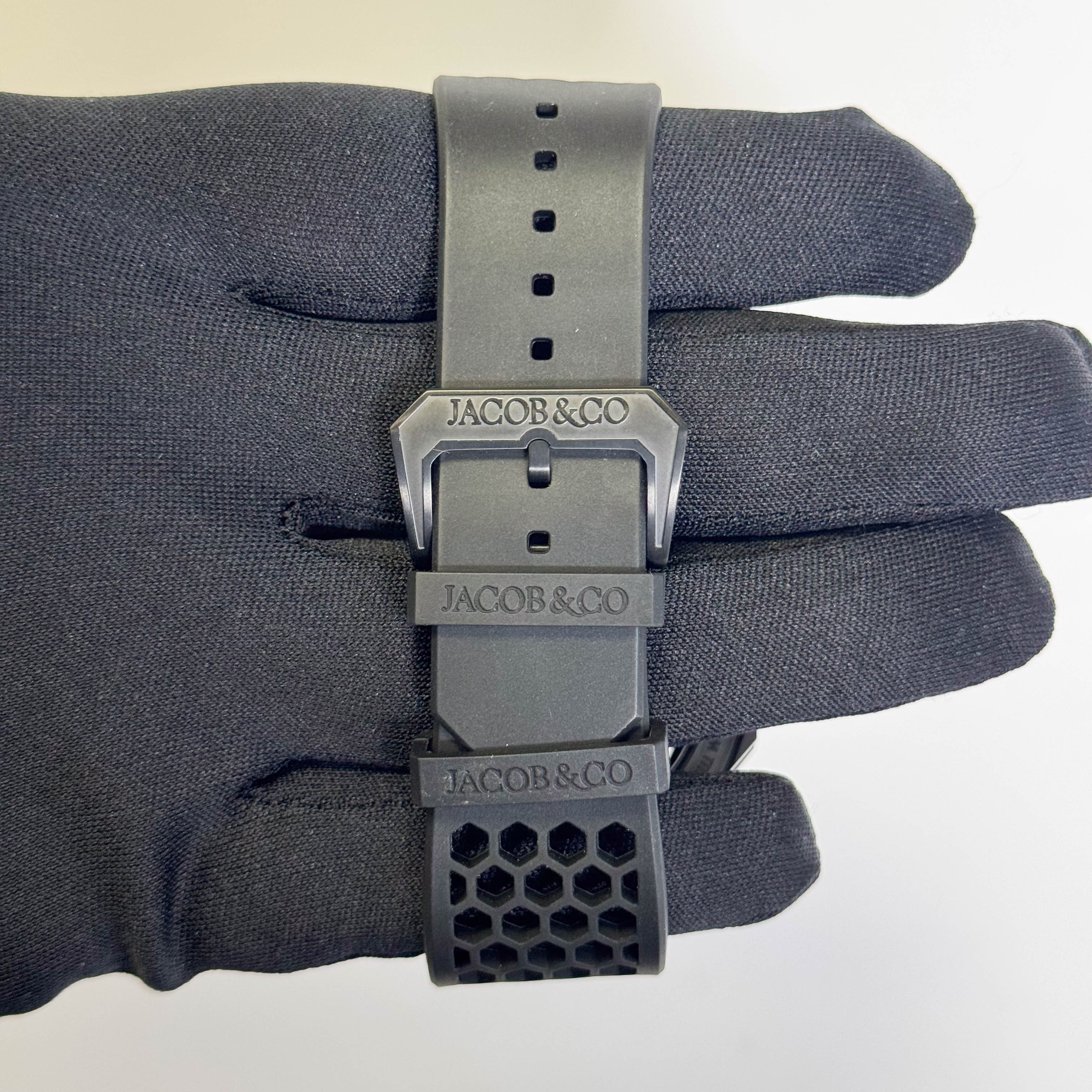 Jacob & Co. Epic X Producer Michael 44mm Skeleton Dial Watch Ref# EX120.11.AA.AA.A - Happy Jewelers Fine Jewelry Lifetime Warranty