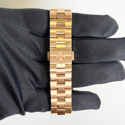 Vacheron Constantin Overseas Perpetual Calendar Ultra Thin 41.5mm Pink Gold Dial Watch Ref# 4300V/220R-H144