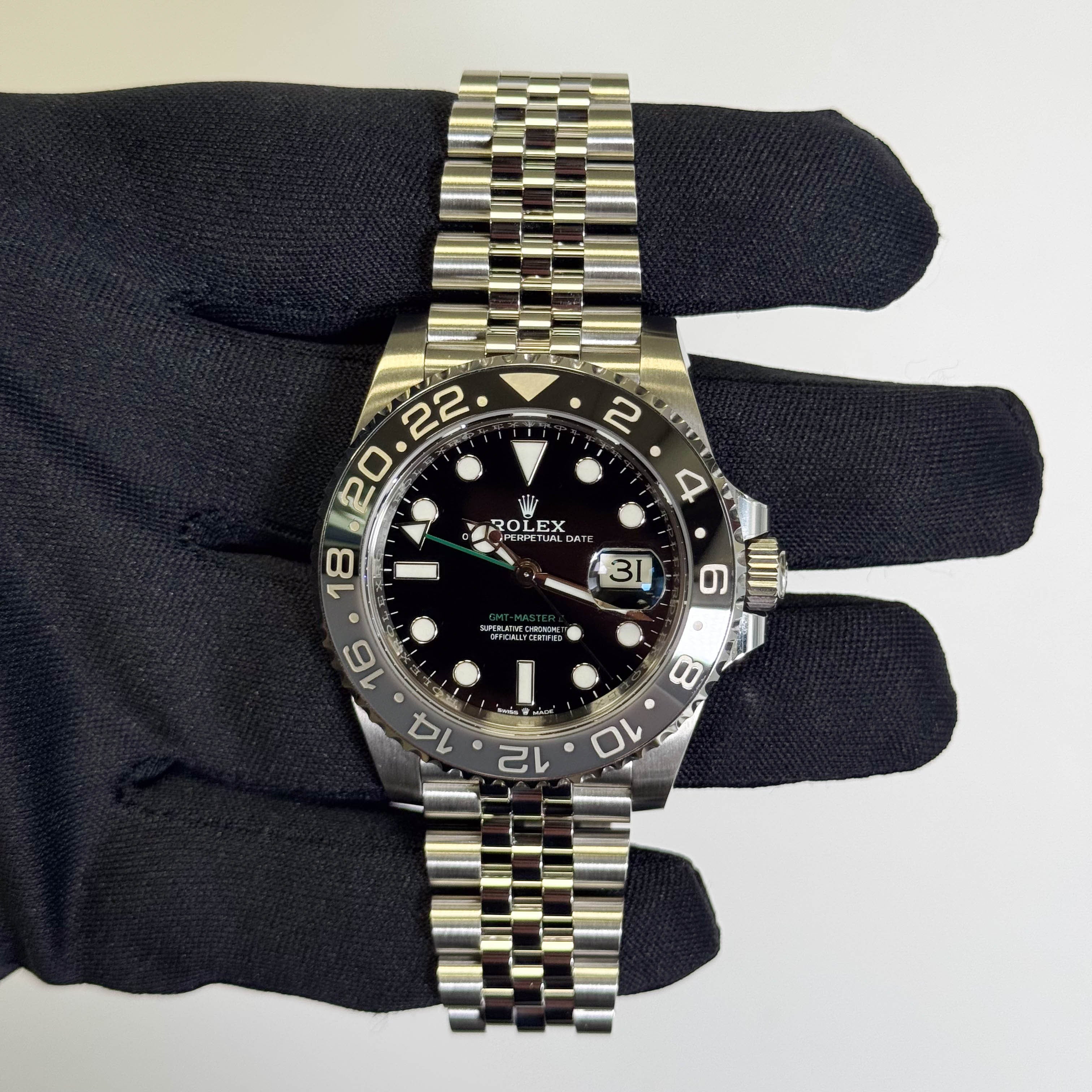 Rolex GMT-Master II 40mm Black Dial Ref# 126710GRNR