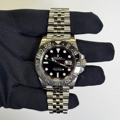 Rolex GMT-Master II 40mm Black Dial Ref# 126710GRNR