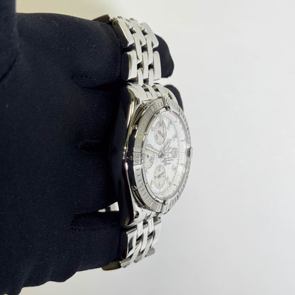 Breitling Chronomat 43mm MOP Dial Watch Ref# A13356 - Happy Jewelers Fine Jewelry Lifetime Warranty