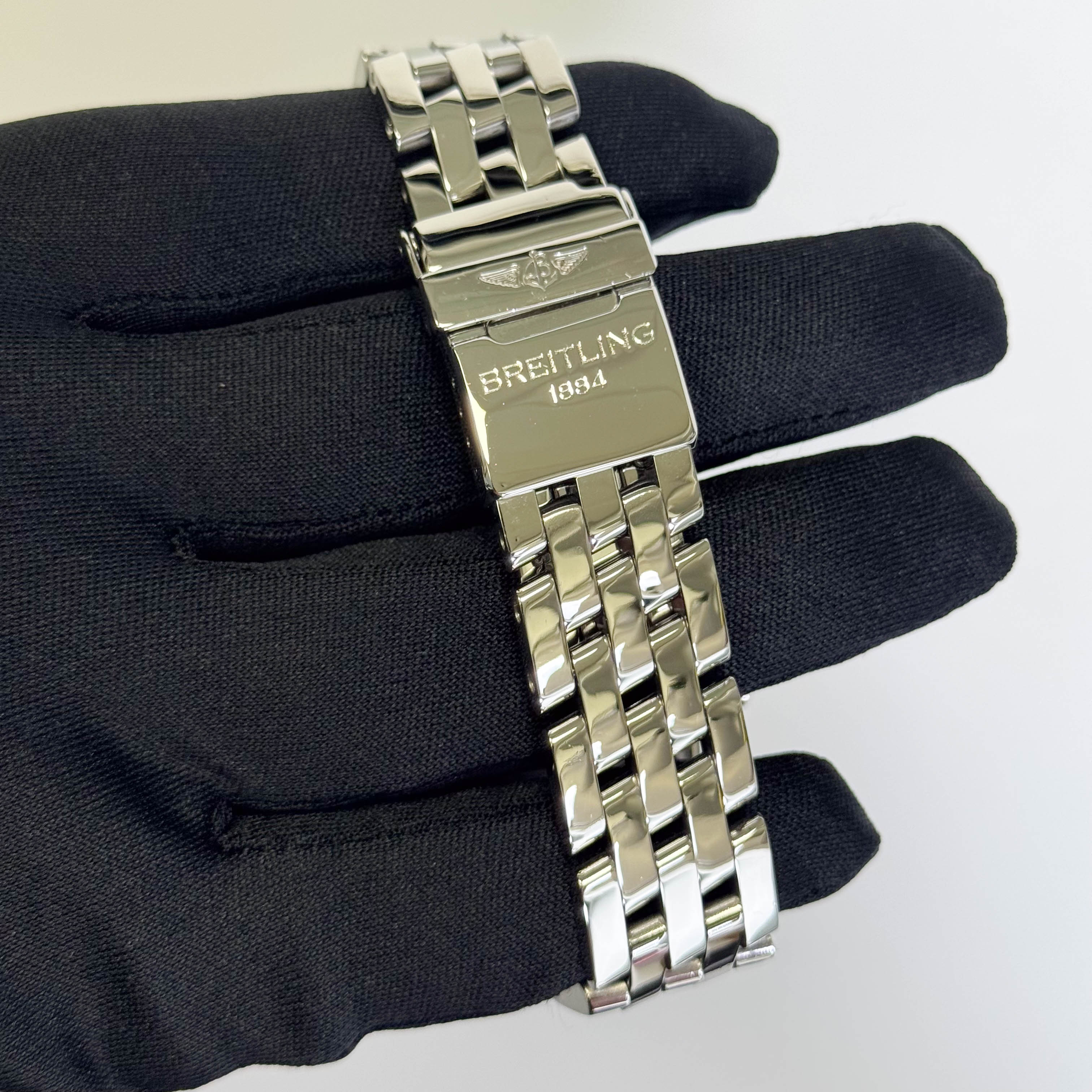 Breitling Chronomat 43mm MOP Dial Watch Ref# A13356 - Happy Jewelers Fine Jewelry Lifetime Warranty