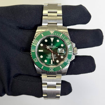 Rolex Submariner 40mm Green Dial Watch Ref# 116610LV - Happy Jewelers Fine Jewelry Lifetime Warranty