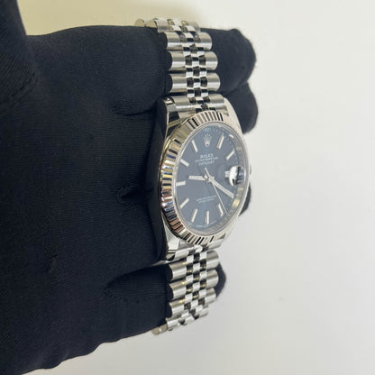Rolex Datejust 41mm Blue Dial Watch Ref# 126334 - Happy Jewelers Fine Jewelry Lifetime Warranty