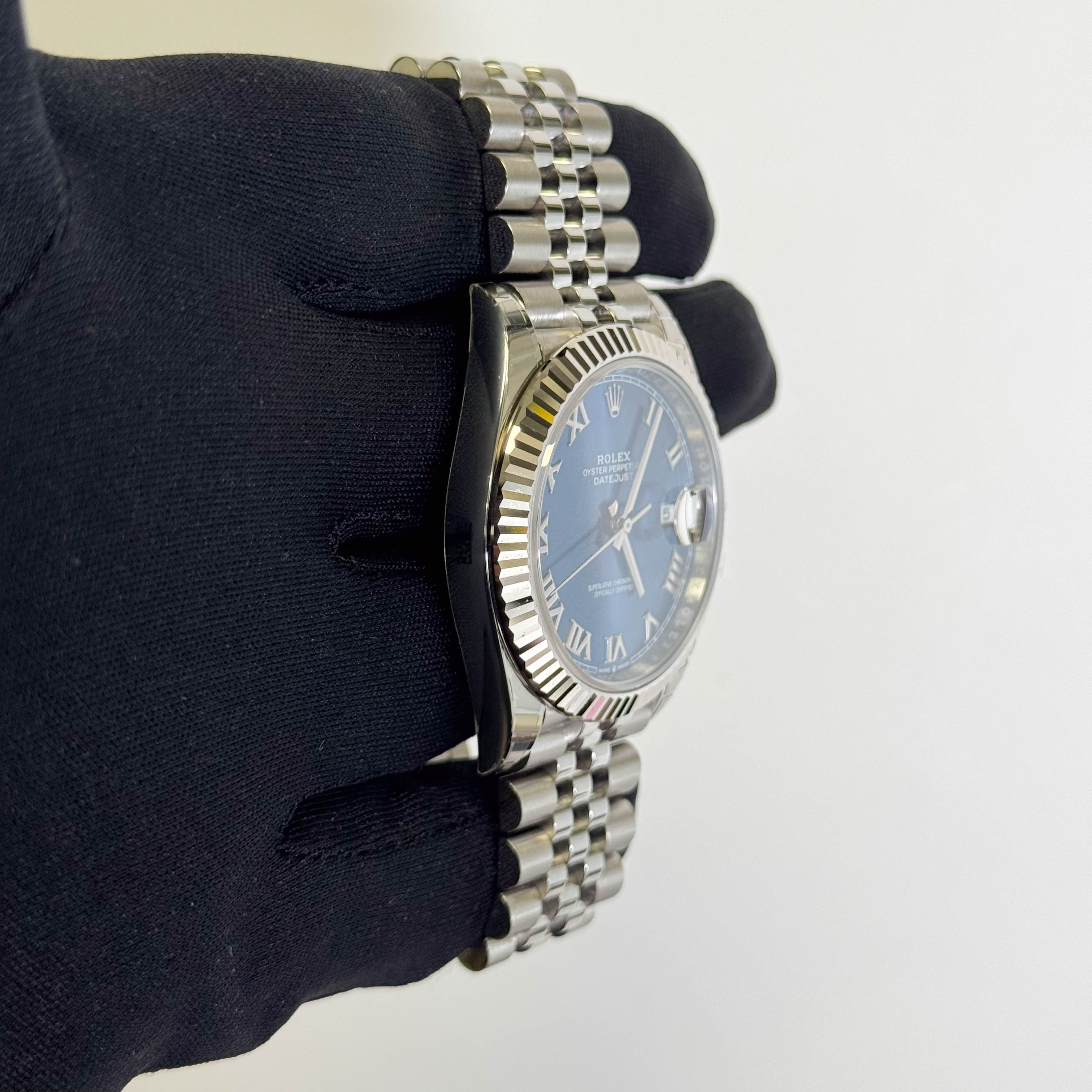 Rolex Datejust 41mm Blue Dial Watch Ref# 126334