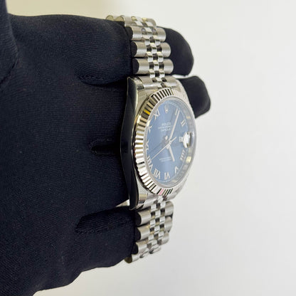 Rolex Datejust 41mm Blue Dial Watch Ref# 126334
