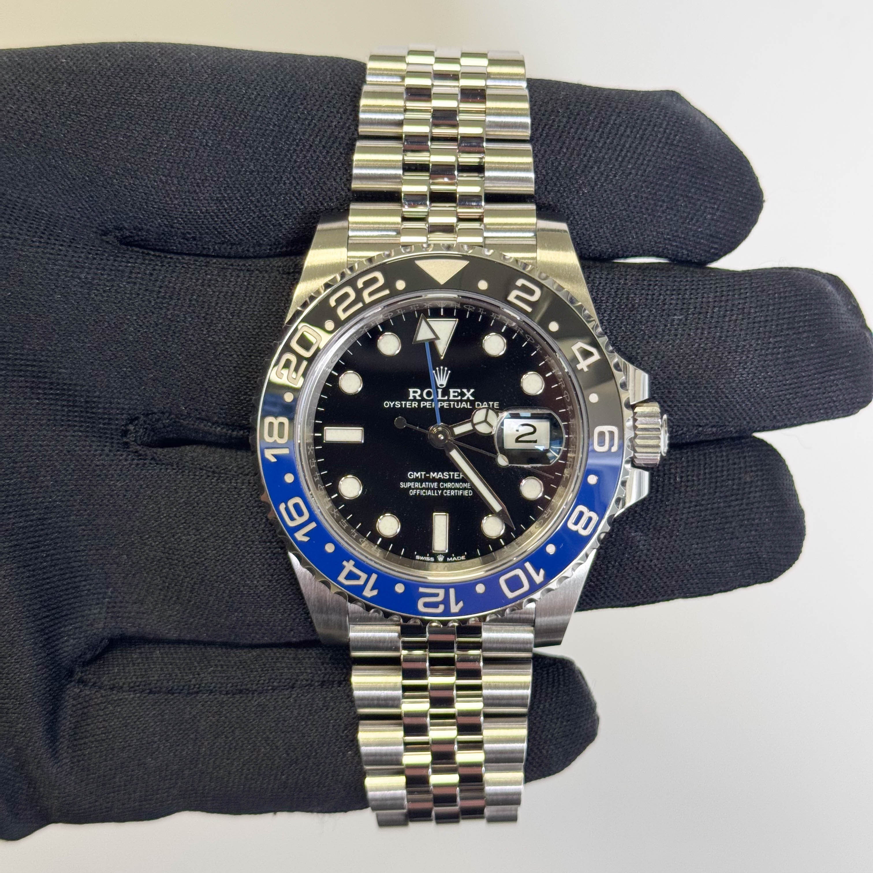 Rolex GMT-Master II 40mm Black Dial Watch Ref# 126710BLNR