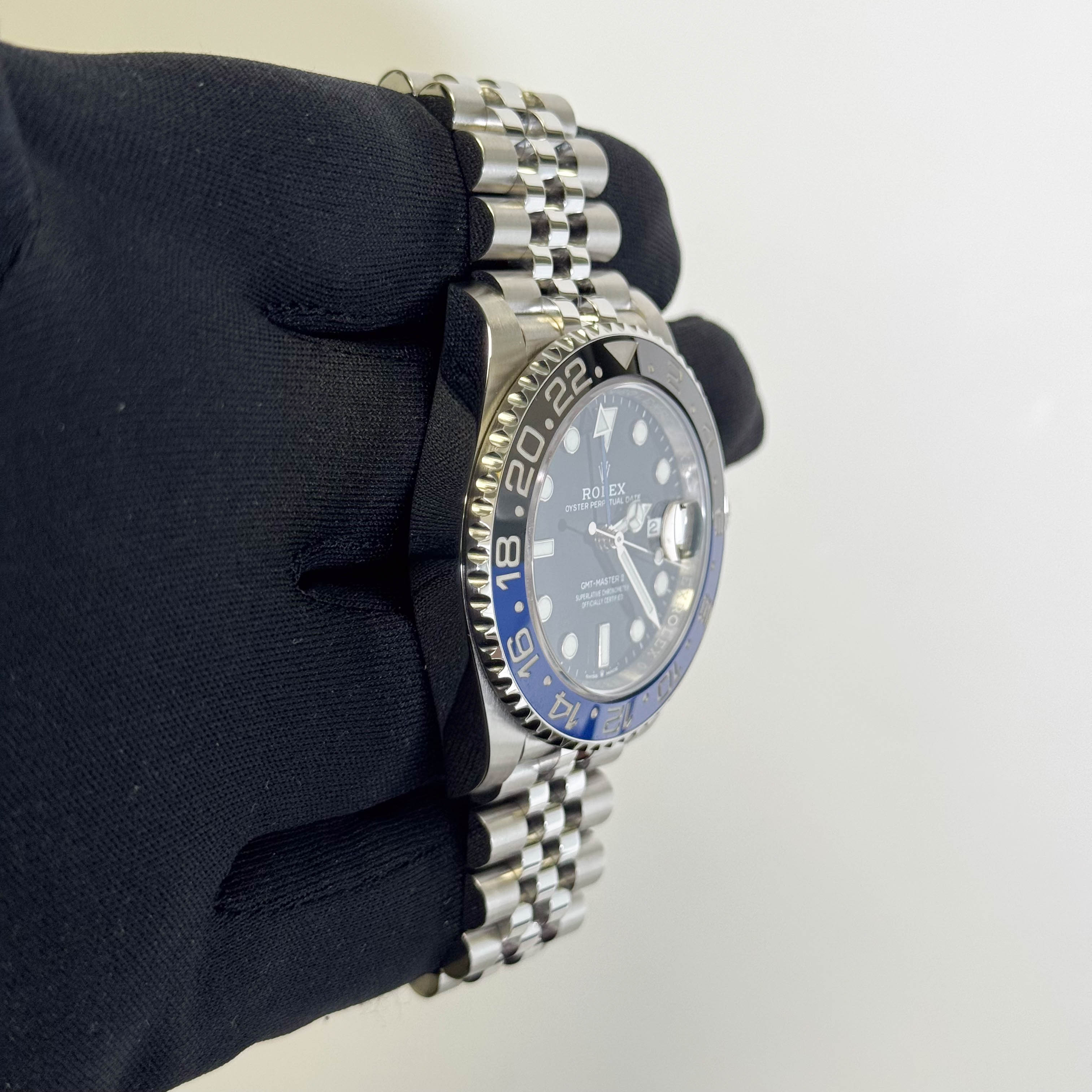 Rolex GMT-Master II 40mm Black Dial Watch Ref# 126710BLNR