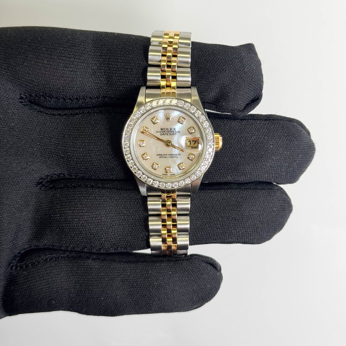 Rolex Datejust 26mm MOP Dial Watch Ref# 69173 - Happy Jewelers Fine Jewelry Lifetime Warranty