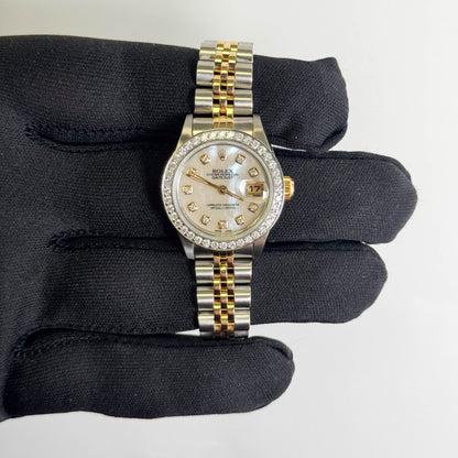 Rolex Datejust 26mm MOP Dial Watch Ref# 69173 - Happy Jewelers Fine Jewelry Lifetime Warranty