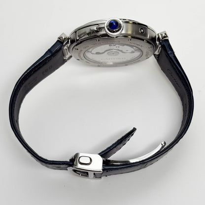 Cartier Pasha Moon Phase 41mm Silver Dial Watch Ref# WSPA0030