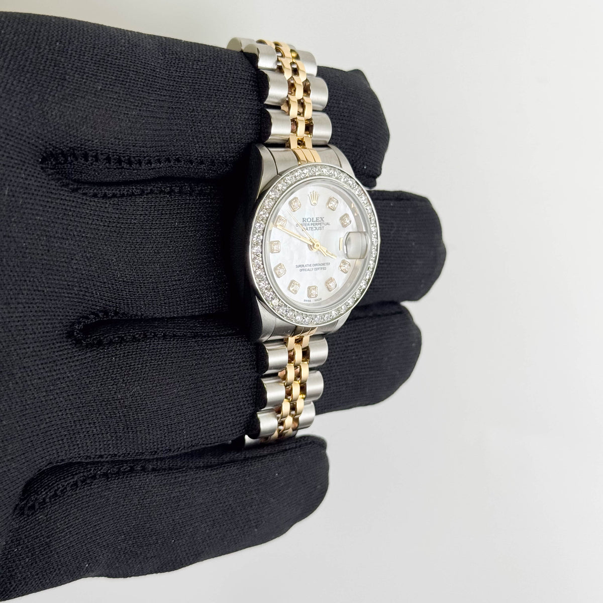 Rolex Datejust 26mm MOP Dial Watch Ref# 69173 - Happy Jewelers Fine Jewelry Lifetime Warranty