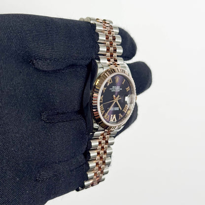Rolex Datejust 31mm Purple Dial Watch Ref# 278271 - Happy Jewelers Fine Jewelry Lifetime Warranty