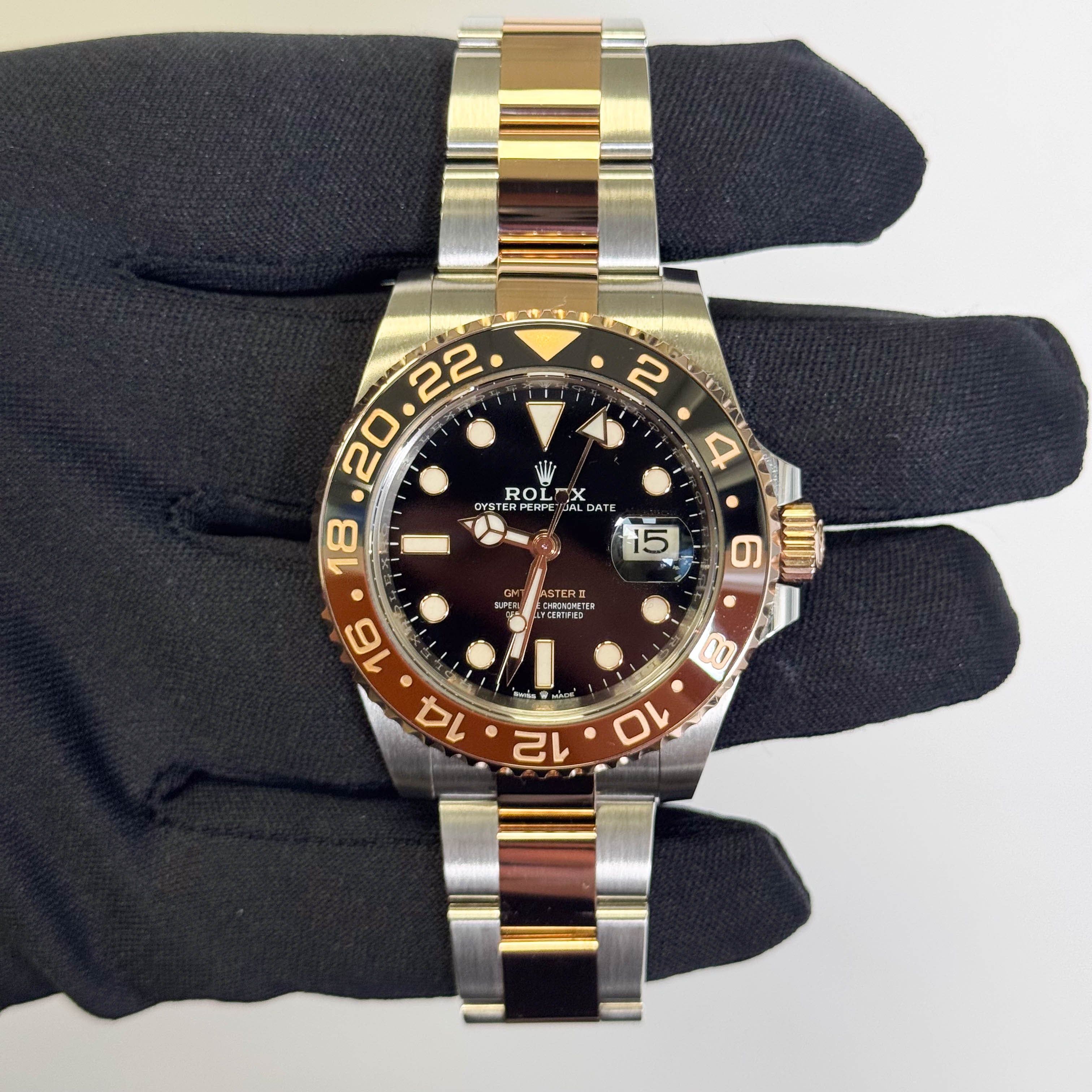 Rolex GMT-Master II 40mm Black Dial Watch Ref# 126711CHNR - Happy Jewelers Fine Jewelry Lifetime Warranty
