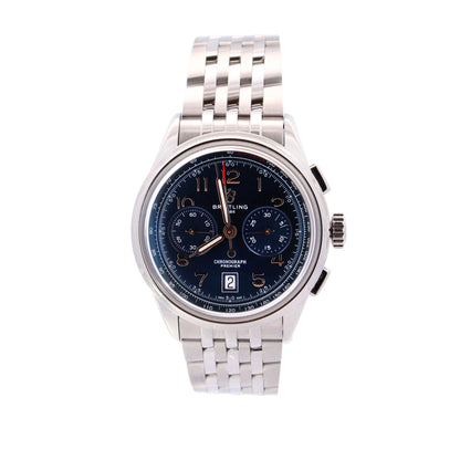 Breitling Premier 42mm Blue Dial Ref# AB0145 - Happy Jewelers Fine Jewelry Lifetime Warranty