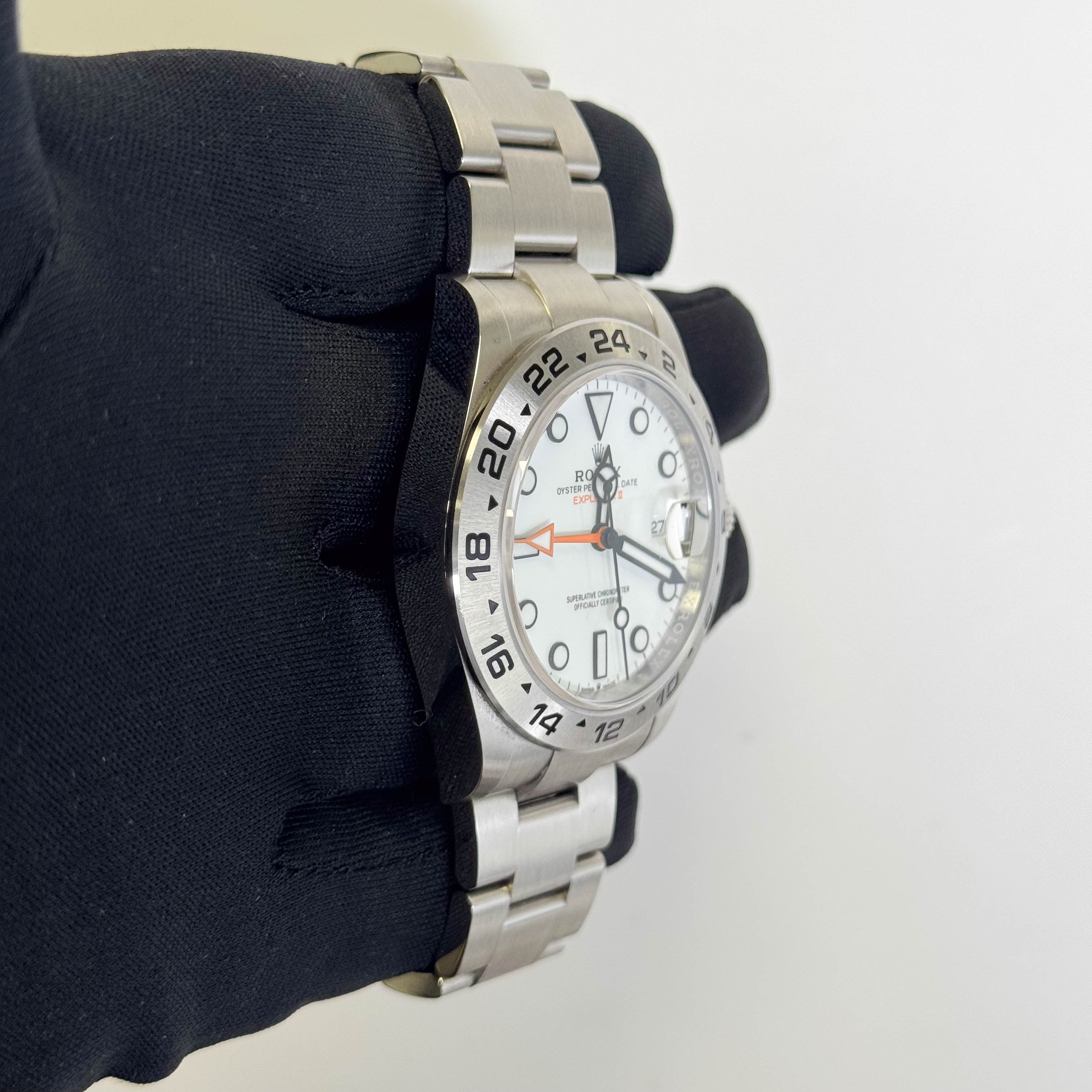 Rolex Explorer II 42mm White Dial Watch Ref# 226570 - Happy Jewelers Fine Jewelry Lifetime Warranty