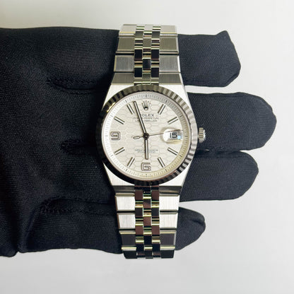 Rolex Land-Dweller 40mm White Dial Watch Ref# 127334 - Happy Jewelers Fine Jewelry Lifetime Warranty