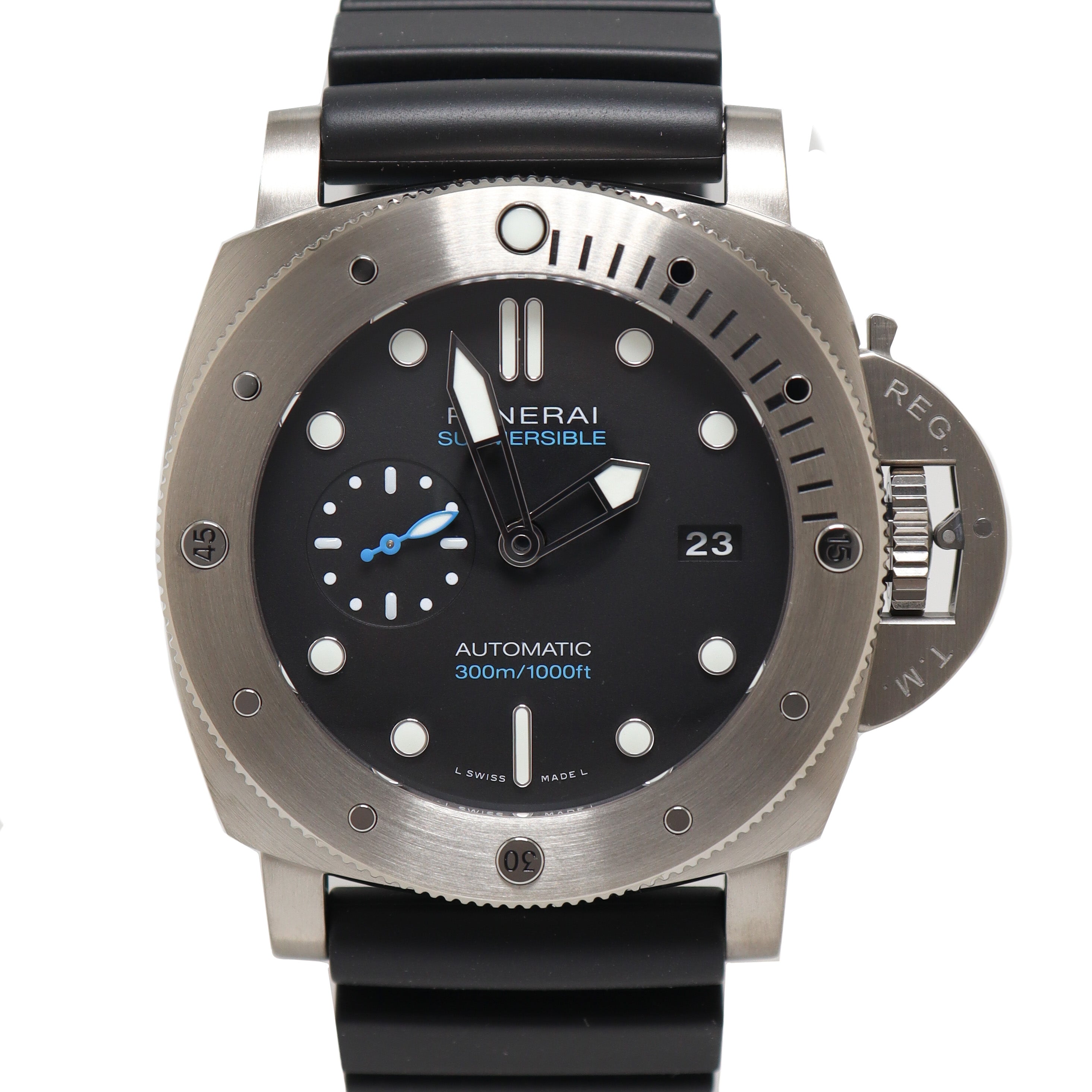 Panerai Luminor 47mm Black Dial Watch Ref# PAM01305 - Happy Jewelers Fine Jewelry Lifetime Warranty