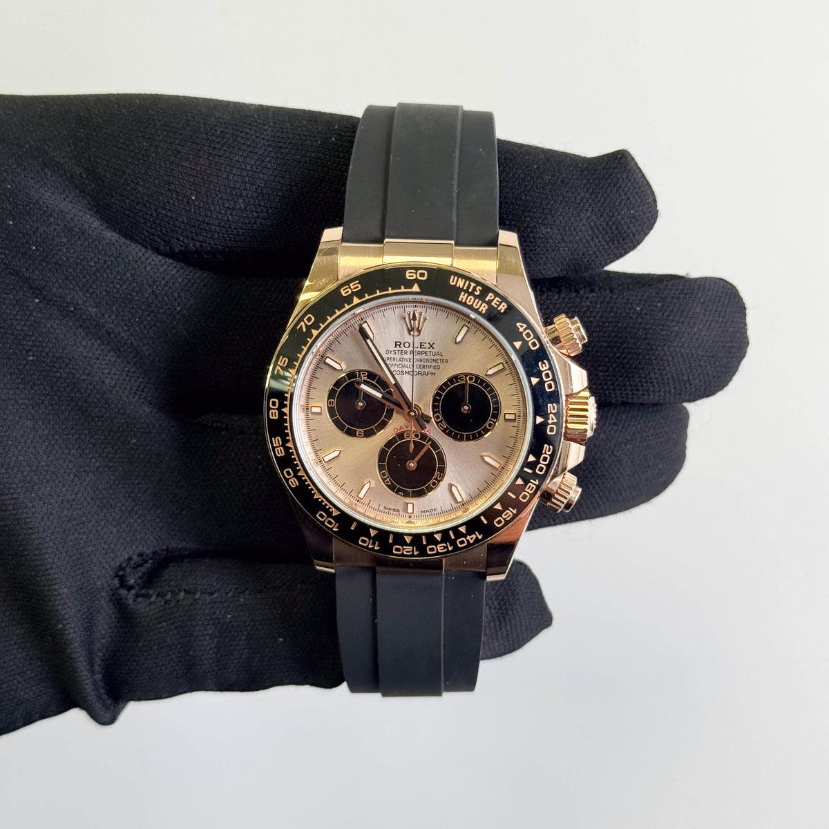 Rolex Daytona 40mm Pink Dial Watch Ref# 126515LN