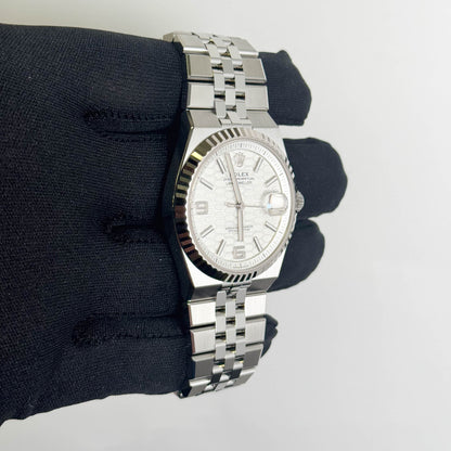 Rolex Land-Dweller 40mm White Dial Watch Ref# 127334 - Happy Jewelers Fine Jewelry Lifetime Warranty