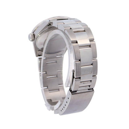 Rolex Oyster Perpetual Stainless Steel 31mm MOP Diamond Dot Dial Watch Reference #: 67480 - Happy Jewelers Fine Jewelry Lifetime Warranty