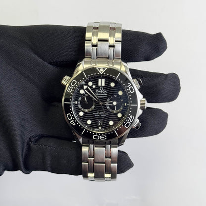 Omega Seamaster Diver 44mm Black Dial Watch Ref# 210.30.44.51.01.001